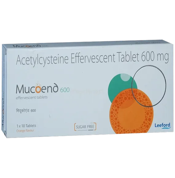mucoend 600mg tablet 10's